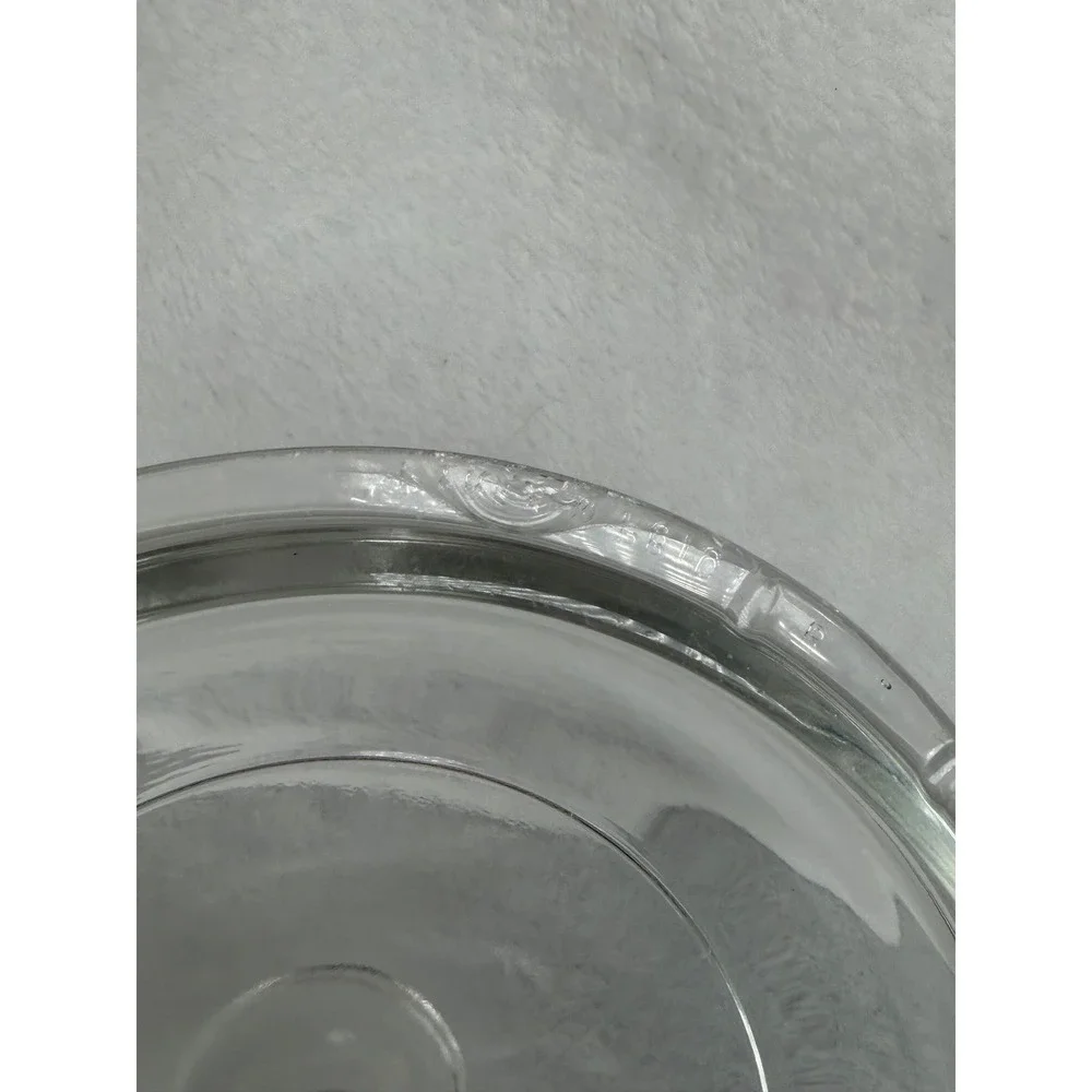 Pyrex P81C B Glass Lid Clear Excellent Replacement Part 6 in Round Knob Handle